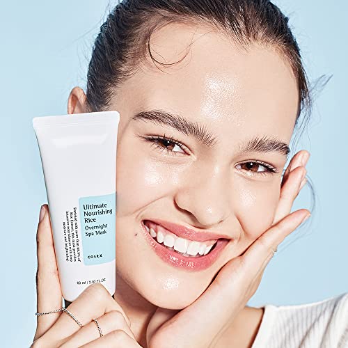 COSRX Ultimate Nourishing Rice Overnight Spa Mask, 60ml / 2.02 fl.oz | Rice Extract 68% and Niacinamide 2%, Korean Skin Care, Stocking Stuffers, Holiday Gifts, Gifts for Women - Image 3