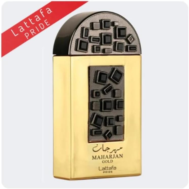 Lattafa Pride Maharjan Gold EDP Spray 20ML (0.67 OZ), Travel Size Unisex Perfumes for Men & Women.