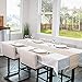 DOLOPL Table Mats Beige Placemats Set of 6 Easy to Clean Wipeable Washable Farmhouse Modern Outdoor Placemats for Dining Kitchen Table Spring Summer Decorations