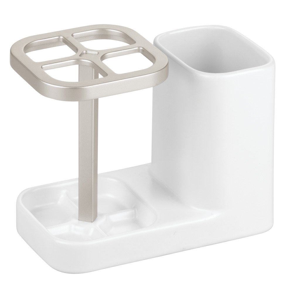 Support brosse à dents et dentifrice Sedona céramique stable InterDesign
