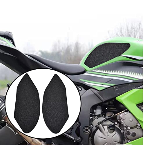 Midimttop Coussinet latéral de Traction pour réservoir de moto, en cuir de PVC pour ZX6R ZX 6R ZX-6R 2009 2010 2011 2012 2013 2014 2015 2016 Cover