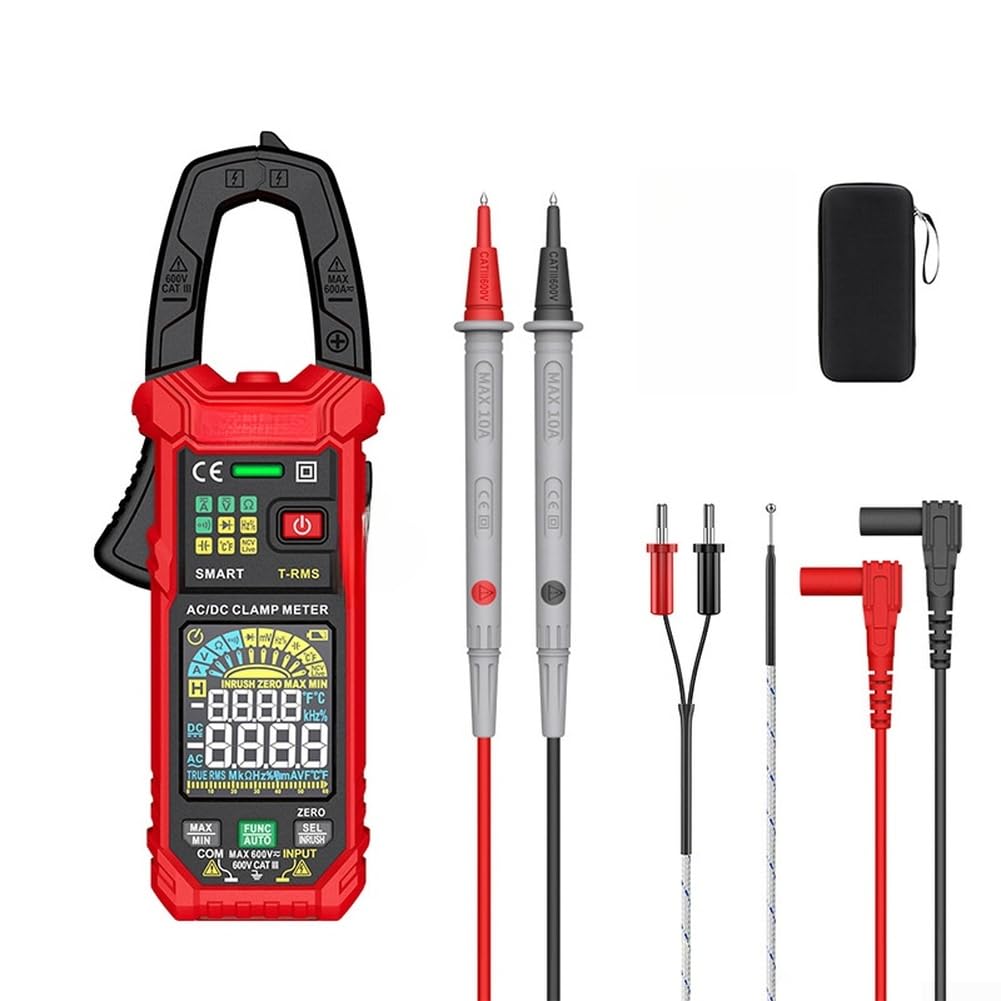 Zangenmultimeter True für rms 600A AC DC für strom Spannung Zangenmultimeter