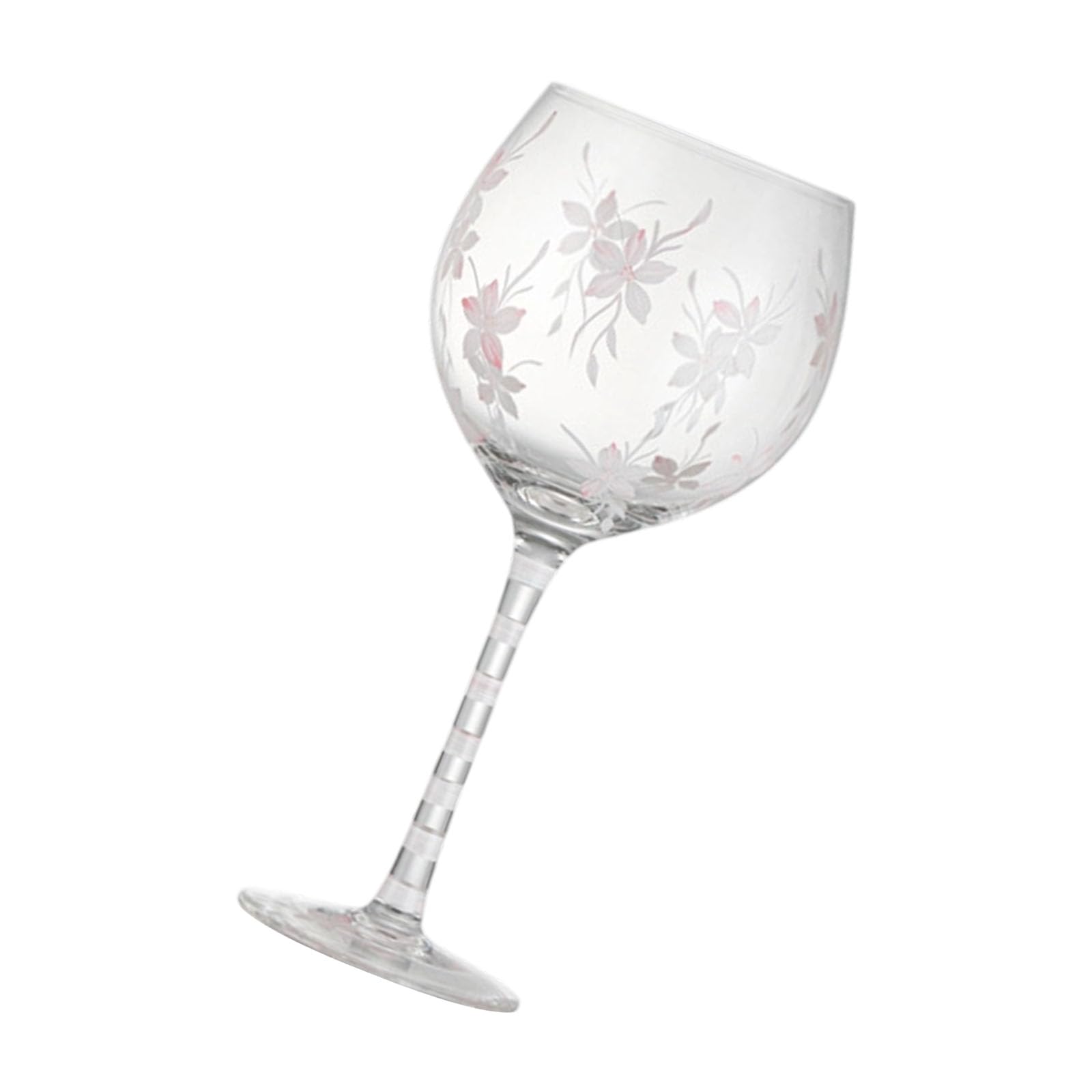 our fave Hand Blown Painted Wine Glass Pattern Goblet, Unique for Red Wine, Anniversary Drinkware Glass