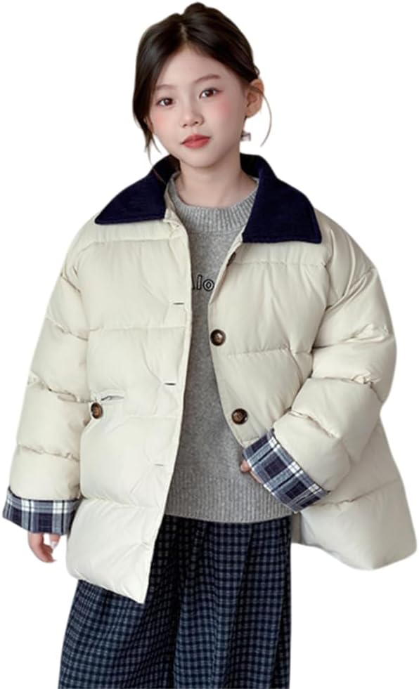 KOSIKINI] キッズ 中綿ジャケット 女の子 中綿 コート ガールズ 冬 服 人気 アウター 子供服 厚手 綿 [KOSIKINI] キッズ 中綿ジャケット 女の子 中綿 コート ガールズ 冬 服 アウター 子供服 厚手 綿服 女児 防寒着 綿