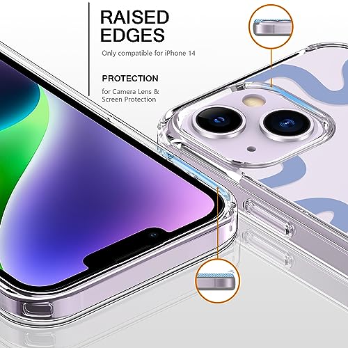 Coque iPhone 14 transparente bicol avec protège-écran souple et antichoc - 2
