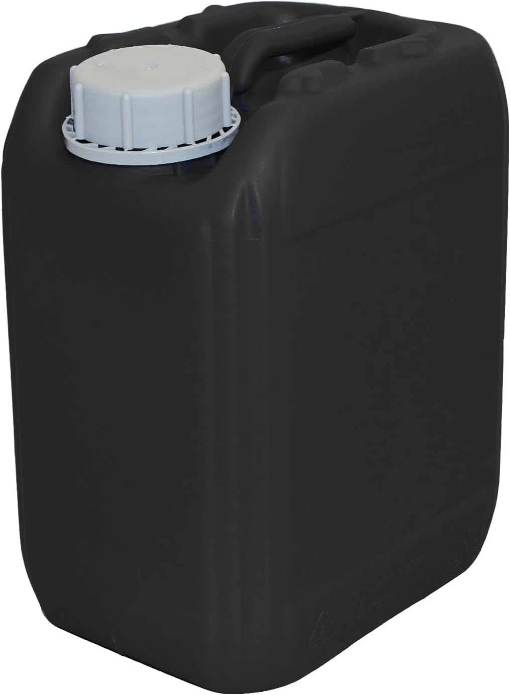 5L / 1.32G HDPE Jerrican (Black) | Tamper Evident Screw Cap | UN Rated 3H1/Y1.9/200 | BPA Free | Perfect Container to Ship Chemicals & Liquids | Easy Stacking HDPE Containers | Pack of 4