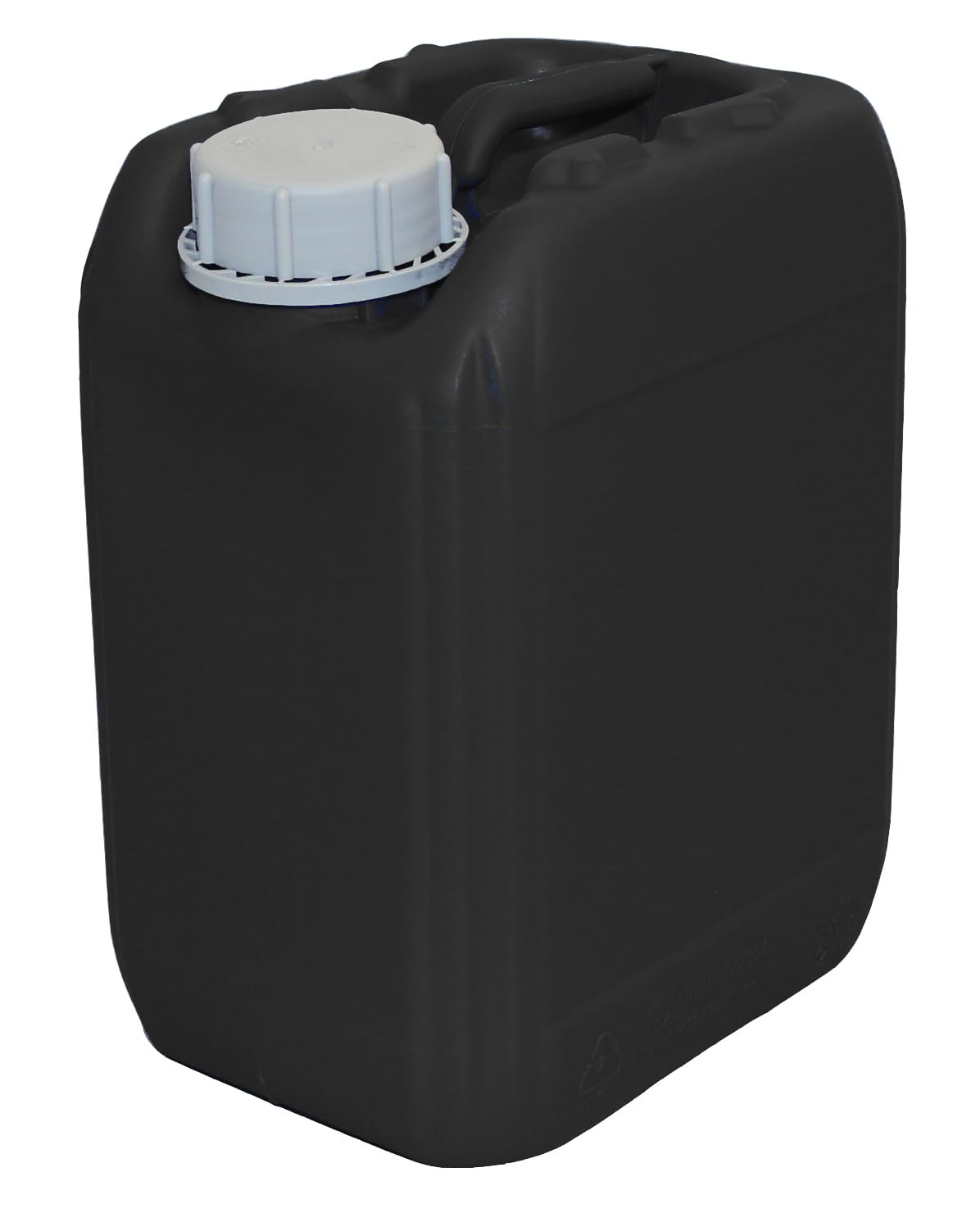 5L / 1.32G HDPE Jerrican (Black) | Tamper Evident Screw Cap | UN Rated 3H1/Y1.9/200 | BPA Free | Perfect Container to Ship Chemicals & Liquids | Easy Stacking HDPE Containers | Pack of 4