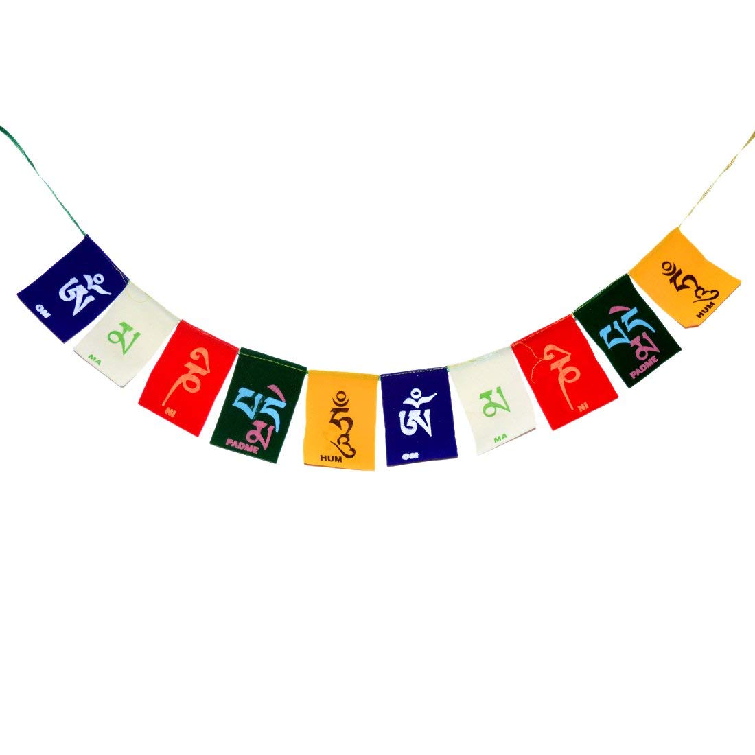 Reiki Crystal Products Tibetian Buddhist Prayer Flags Combo Pack Of 5 (Multicolour_75 Cm) - Image 6 thumbnail