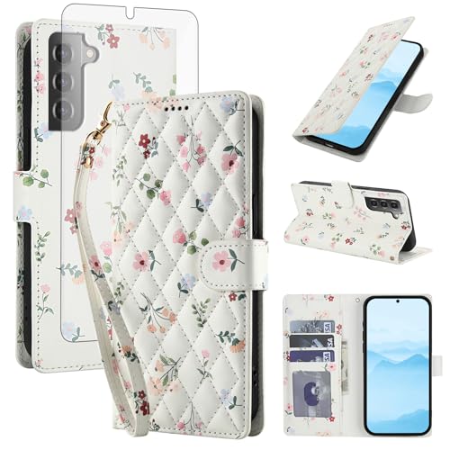 Coque Samsung S21+ 5G fleurie pour libérer vos mains lors des sorties
