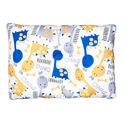 FORYEE Almohada infantil de algodón de doble cara y algodón a cuadros de diamante, suave y cómoda, se adapta de forma segura a almohadas estándar de lactancia infantil para niños y niñas