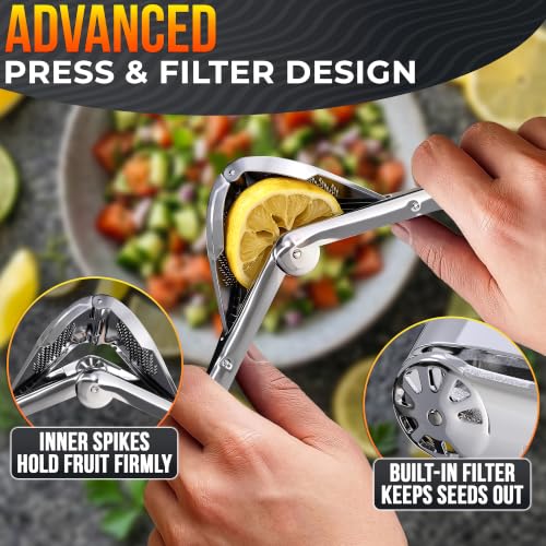 Image of NADOBA Lemon Squeezer and Lime Squeezer, Max Extraction Citrus Hand Juicer