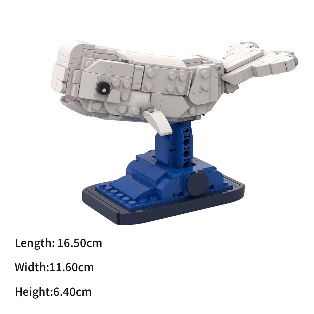 MOC-214769 - Kit de construcción de ballena beluga (303 piezas)