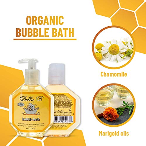 Image of BELLA B Gift Set: Bubble Bath 8 oz and Baby Massage Oil 3.3 oz, Baby Gift