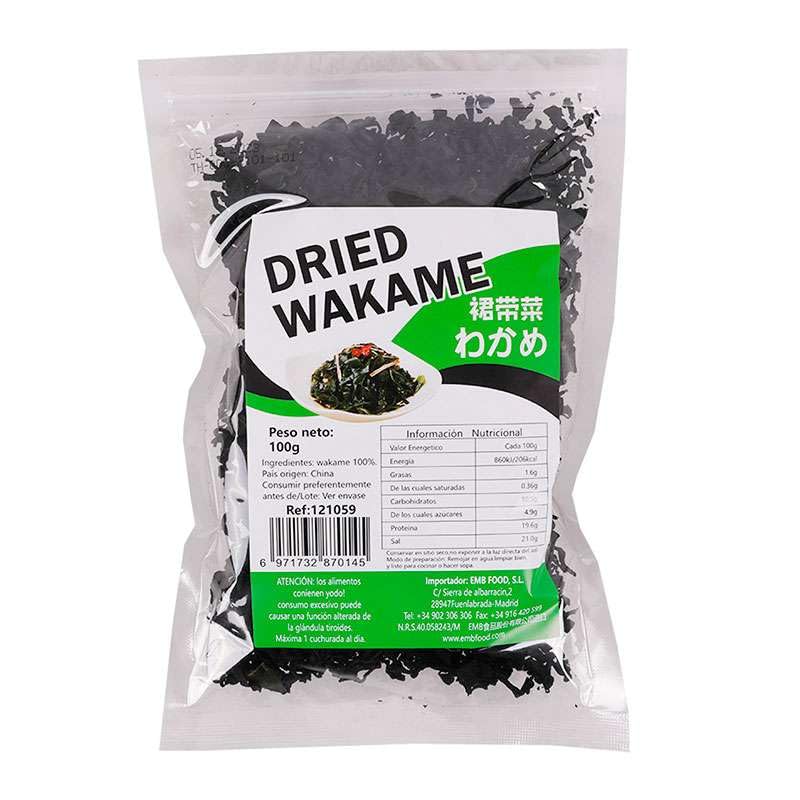 Alga wakame deshidratada 100g
