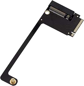 Placa de conversão portátil Rog Ally 2230 para 2280 SSD de expansão de disco rígido de alta capacidade NVME M-Key NGFF M.2 PCIE 4.0 3.0 adaptador de dedo dourado cartão de conversão de