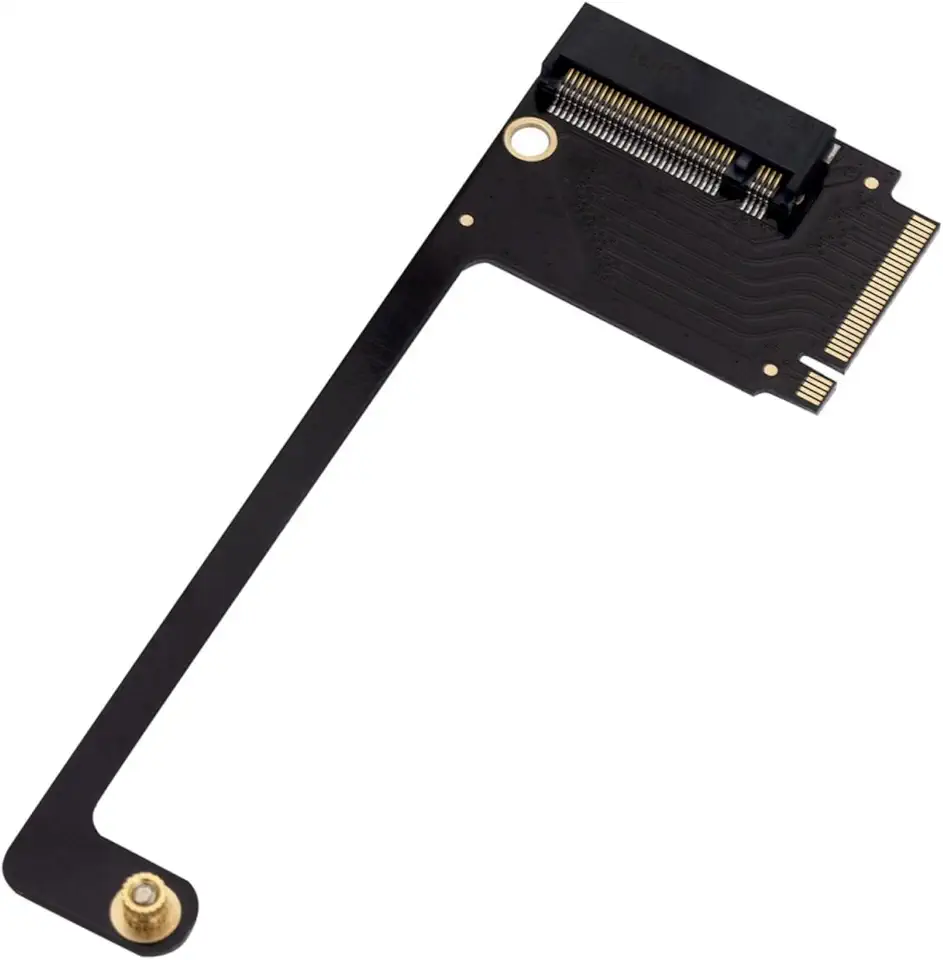 Placa de conversão portátil Rog Ally 2230 para 2280 SSD de expansão de disco rígido de alta capacidade NVME M-Key NGFF M.2 PCIE 4.0 3.0 adaptador de dedo dourado cartão de conversão de