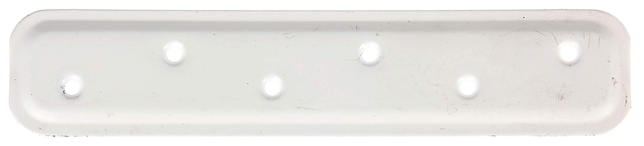 Platine d'assemblage Alberts en acier laqué blanc RAL 9010 haute résistance