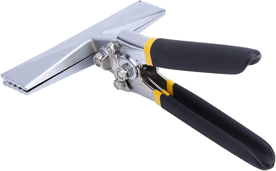 6 Inch Hand Seamer Straight Jaw Sheet Metal Bender Tools Sheet Metal Seamer Hand Bending Tool 1.4in Jaw Side Width Bender Hand Tool for Bending and Flattening