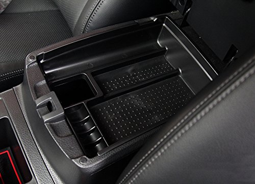 Andygo Popular Center Console Armrest Storage Box Organizer Fit For Nissan X-Trail Rogue 2014 2015 Black #TOP3