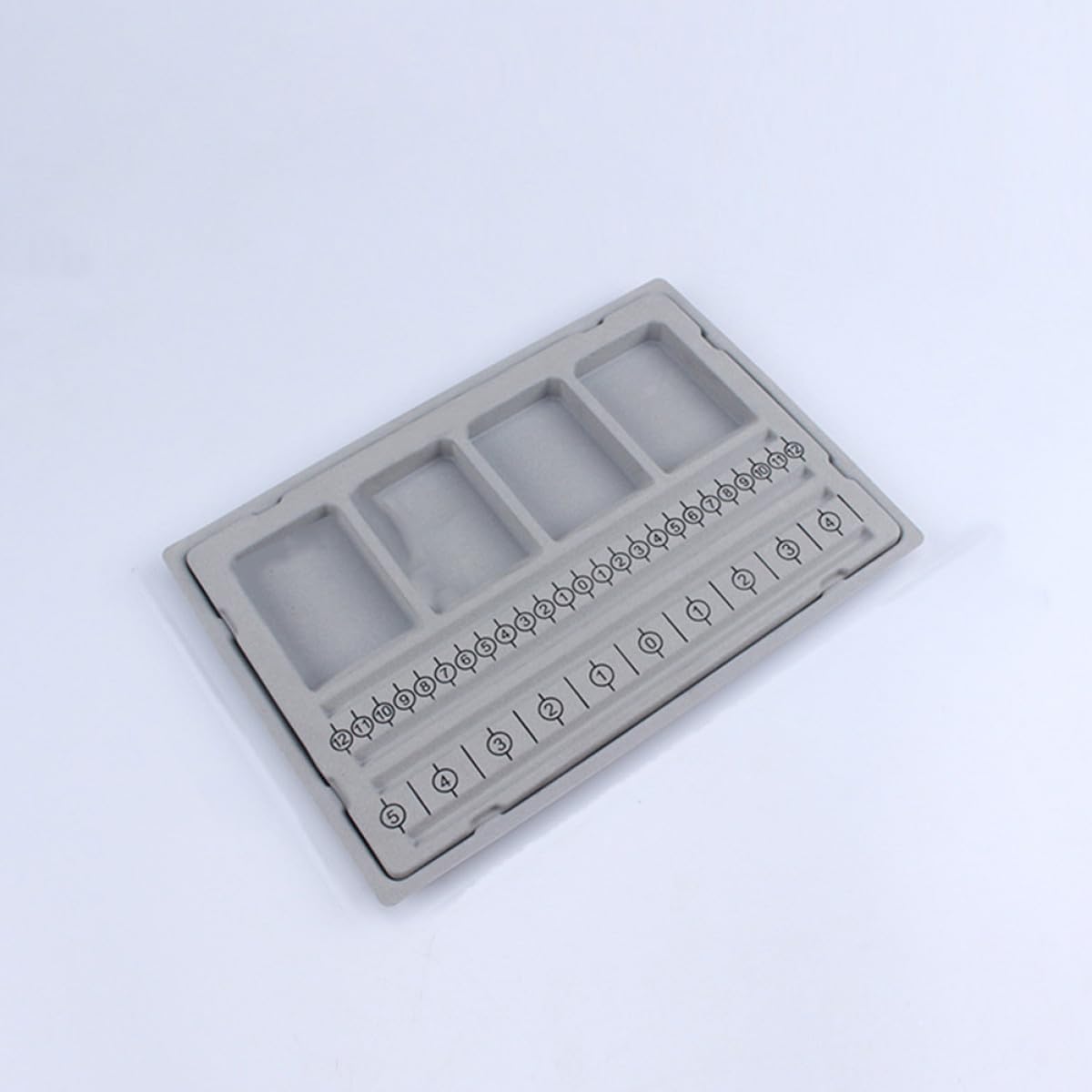 Plastic Bracelet Necklace Bead Board Tray with Groove Design