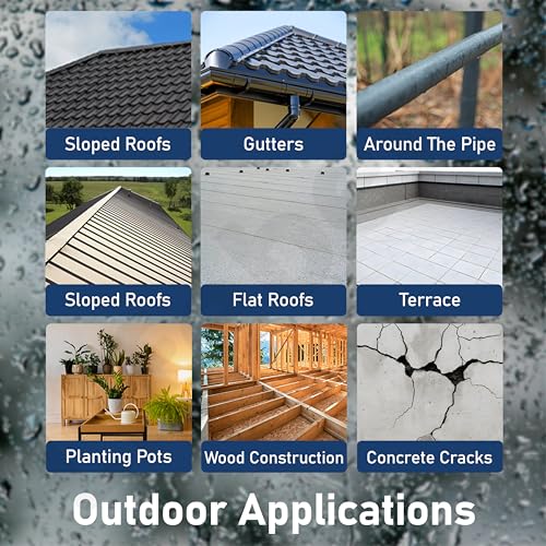 Image of 5Kg /5L Transparent Waterproof Glue with Brush Transparent Resin Epoxy for Roof Leakage Crack Seal Agent Roof Water Leakage Solution Water Proof Glue for Waterproofing