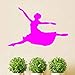 Vinyl Leaping Ballet Dancer Pattern Silhouette Removable Wall Sticker Art Decal Mural Diy Wallpaper para Nursery Dance Room Decal ~ 1 59 * 39cm