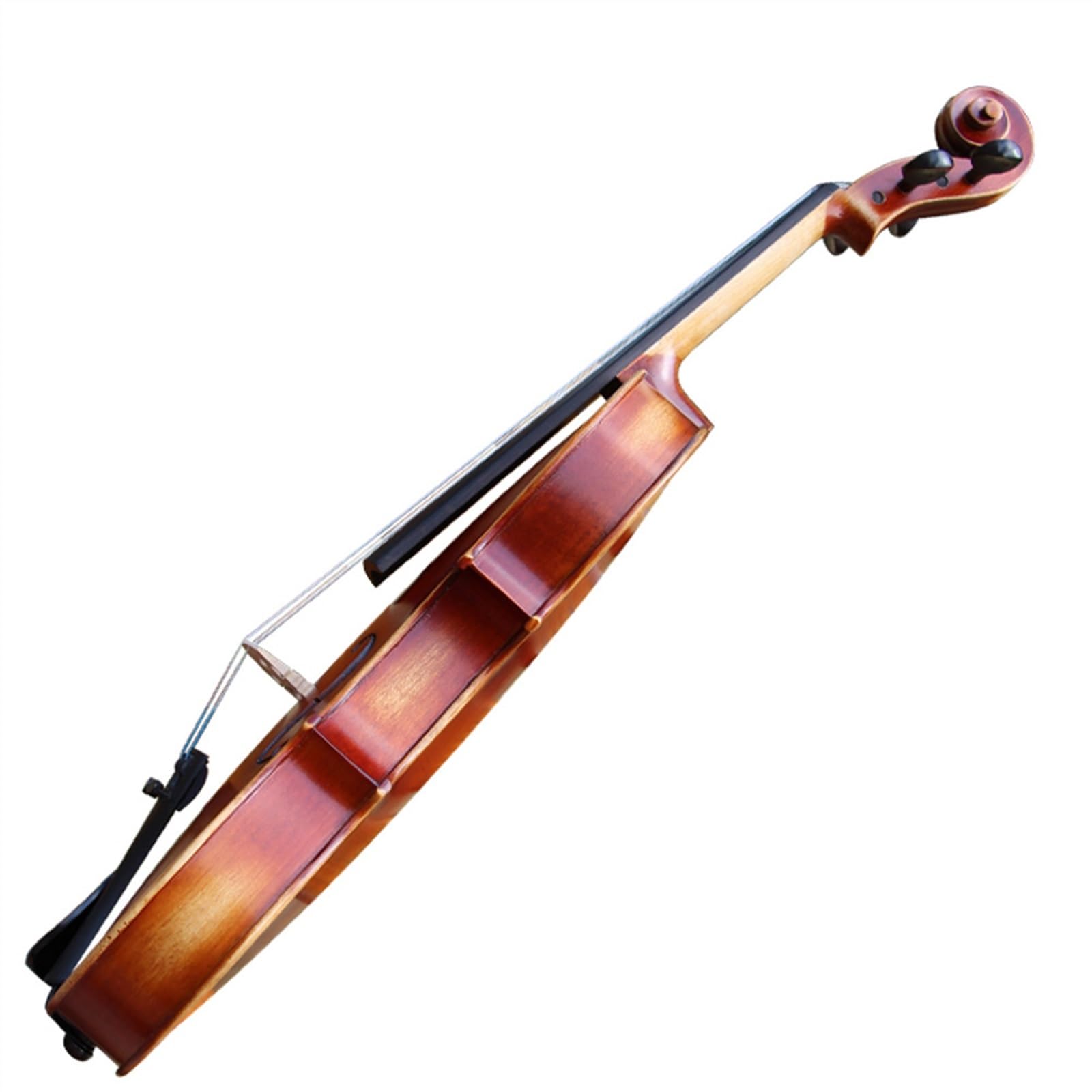 Violine Violine Massivholz Ebenholzteile Legierungssaiten Französischer Kinnhalter Vintage-Halbmatter Lack(1/8)