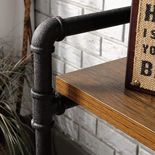 Sauder Iron City Anywhere Console, For Tvs Up To 32", Checked Oak Finish #TOP3