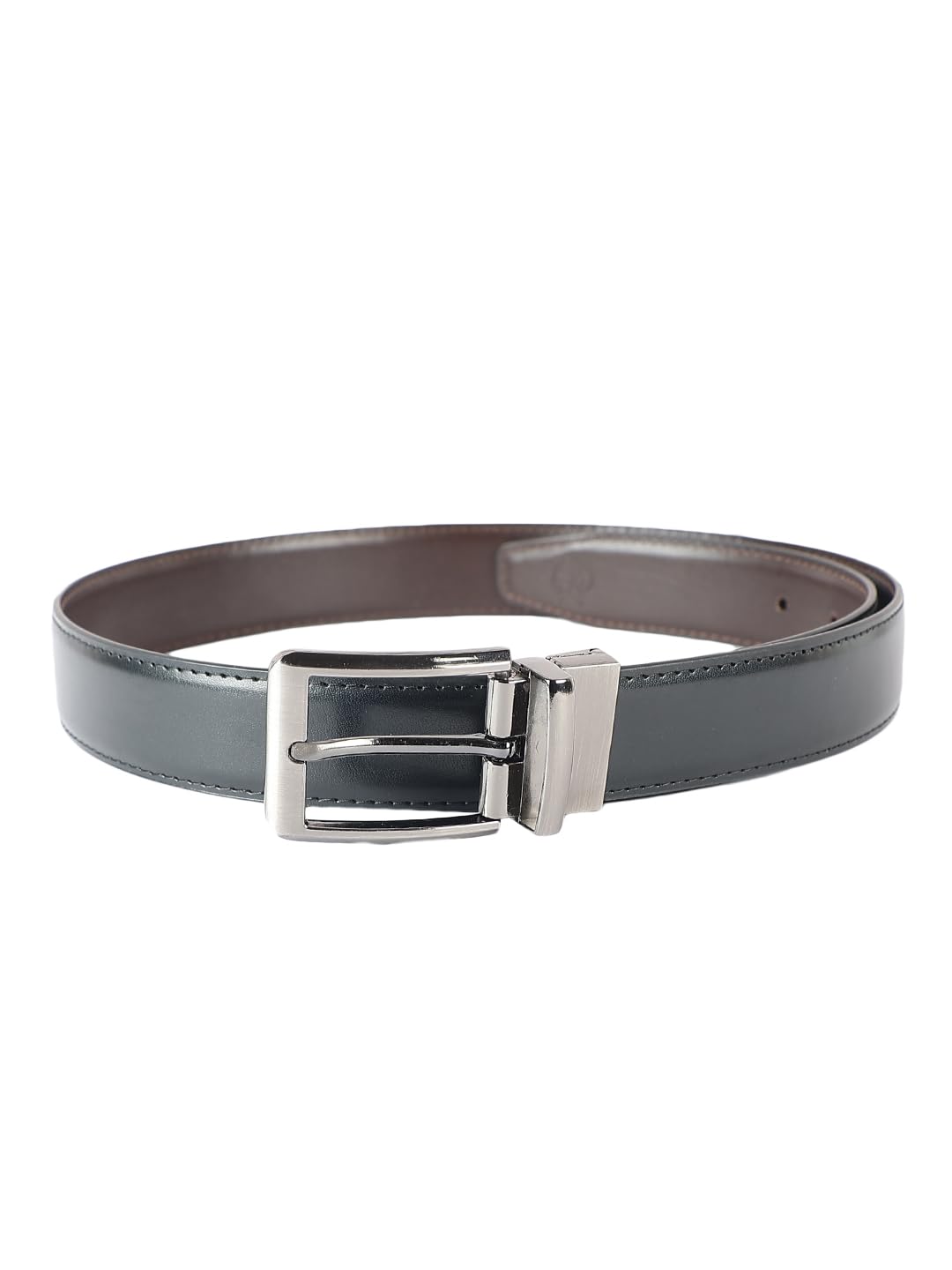 zevora Men’s 2-in-1 Reversible Leather Belt | Black & Brown Stylish Belt with Premium Metal Buckle | Business, Casual & Daily Wear-picture-29
