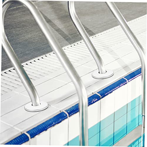 Placas decorativas para escalera de piscina 2 piezas acero inoxidable miniatura 2