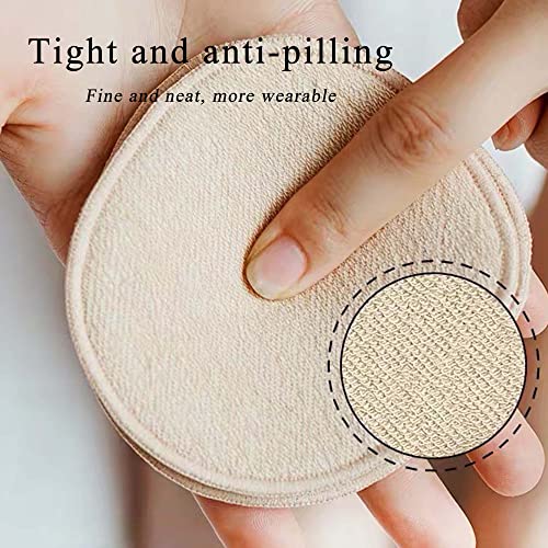 Image of Honeycomb Fabric Forefoot Pads Breathable Soft Ball of Foot Cushion Pads, Invisible Women's Half Liner Socks Mat for Flats High Heels (5Paris(2beige-2gray-white))