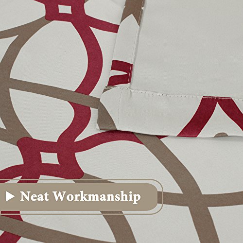 image for H.VERSAILTEX Blackout Curtain Valances for Kitchen/Bathroom - Thermal 