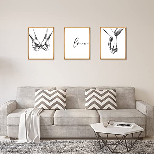 Laughhe Set di Stampe da Parete, Poster Tenersi