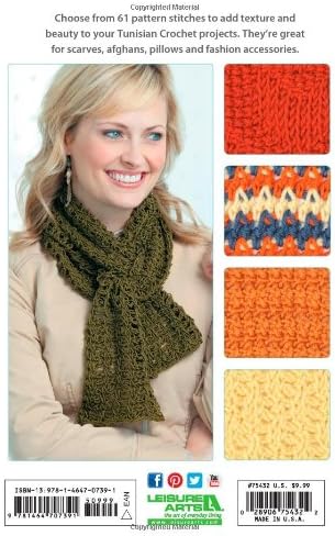 Leisure Arts Tunisian Crochet Stitch Guide, Transparent - Image 3