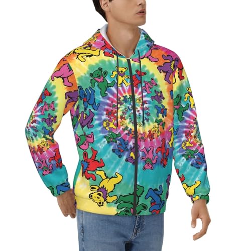Sweat à capuche ours dansant pour homme - Pull décontracté d'automne et d'hiver