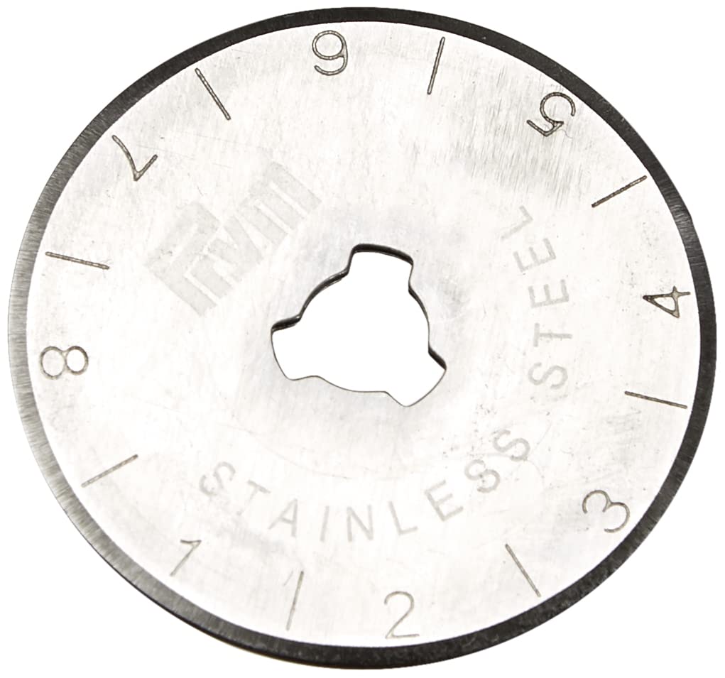 Prym Grey 28 Mm Spare Blades For Rotary Cutter Mini (One Pack Of 2 Piece ),