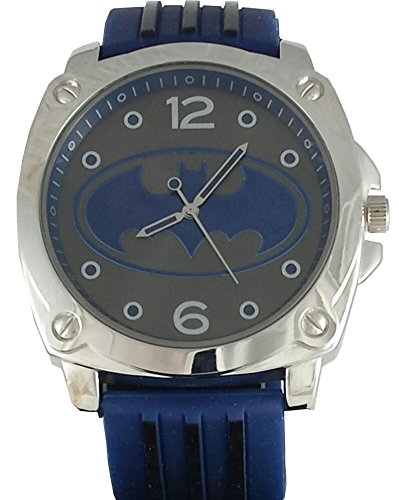 Collectible Blue Batman Men's Watch - Gift Box - Accutime