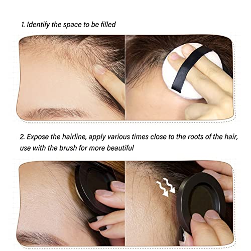 Pó para Linha Fina, Esconde Instantaneamente a Perda de Cabelo, Fibras Capilares para Afinamento da