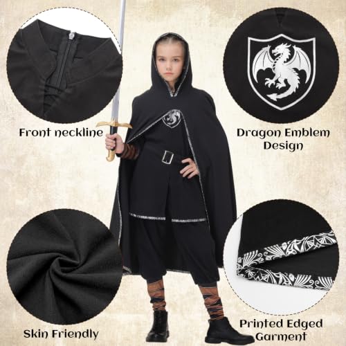 Image of Boys Medieval Renaissance Costumes Kids Pirate Viking Outfit for Halloween