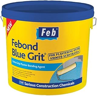 Febond Blue Grit, Extra Grip Plaster Bonding Agent, 10 Litre