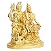 ARTVARKO™ Brass Lord Shiva Parvati Kartikeya and Ganesha Murti Shiv Family Parivar Idol Statue for Home Décor Mandir Temple Gift Showpiece 6 Inches Height