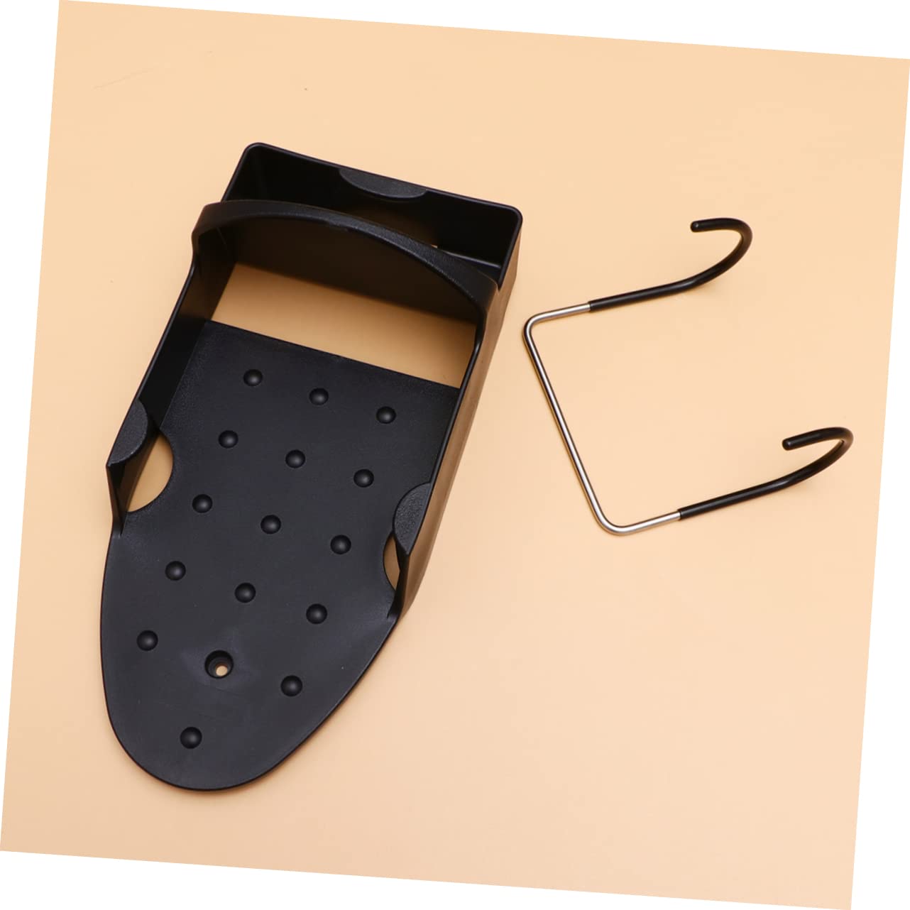 TOPBATHY 1pezzi Porta Stiro Acciaio Inossidabile Supporto Per Tavolo Da Stiro Da Muro Organizer Per Design Compatto e Nero