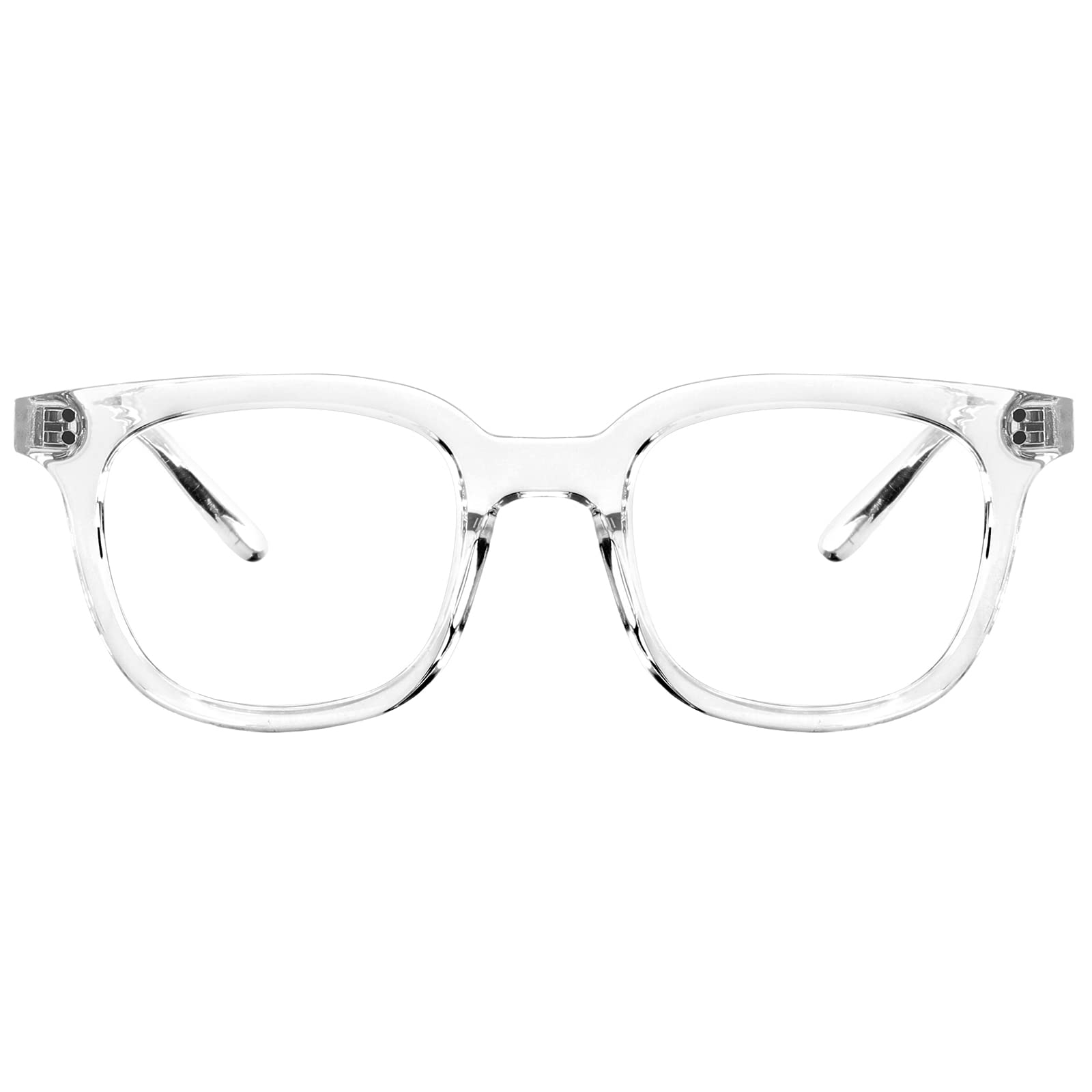 Ailebre Square Classic Reading Glasses for Women Men,Anti Blue Blocking