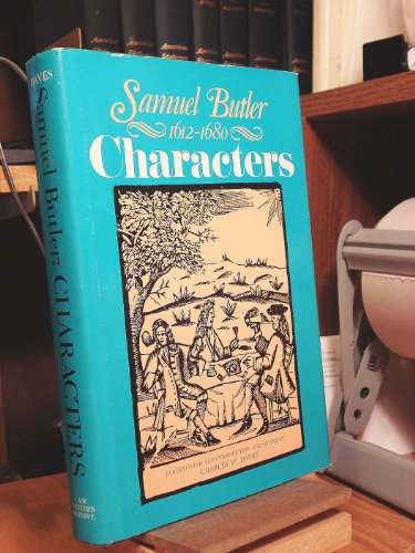 Samuel Butler (1612-1680): Characters 0829501673 Book Cover