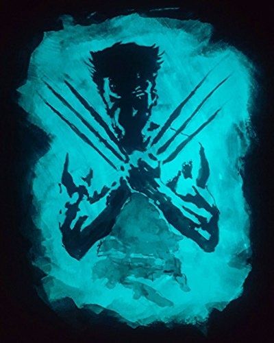 Confezione di tempere colorate foto-luminescenti