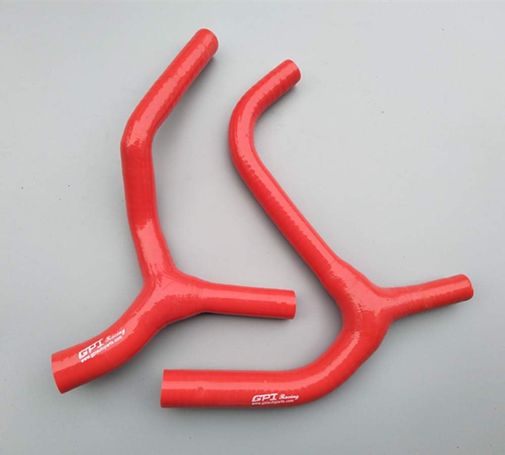 Silicone radiator hose for Kawasaki KX450F KXF450 2016 2017 2018 (RED)