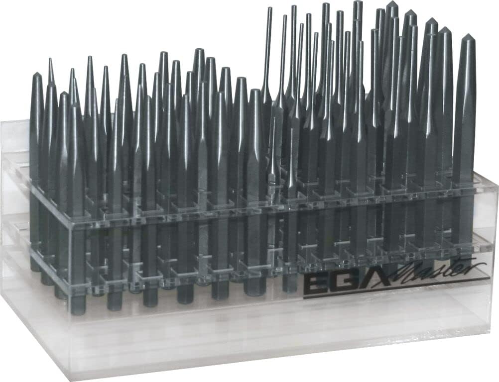 DISPLAY OF 60 PCS. OF PIN AND CENTER PUNCHES