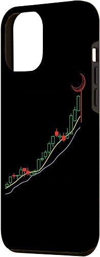 Miniatura 2 de iPhone 13 Pro Max Gráfico de acciones a la Luna Crypto Trading Hodl Case