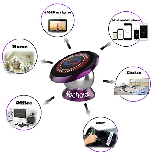 Nochoice® Pazzo del supporto magnetico Phone Car