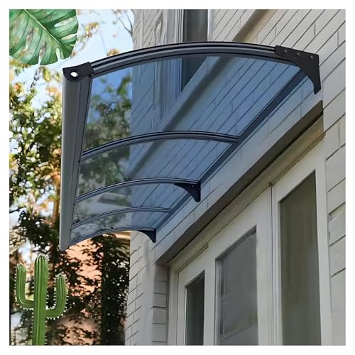 Fenêtre de porche et auvent de porte avec couverture en polycarbonate moderne